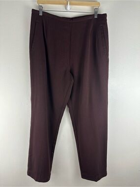 L.L. BEAN WOOL SIDE ZIPPER PANTS WOMEN'S SIDE M TALL